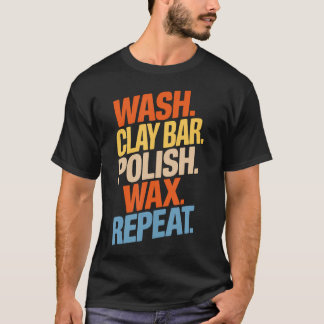 Camiseta Pulidor de Detallado de Coche Barra de Arcilla par
