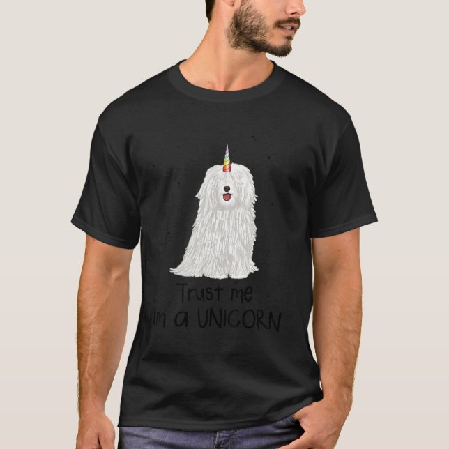 Camiseta Pulik Trust Me Soy Un Perro Unicornio (Anverso)