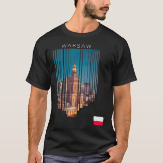 Camiseta Pullover de la bandera de Polonia de Varsovia
