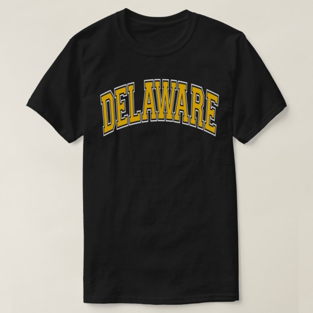 Camiseta Pullover de Tet Amber Estilo de Varsity Delaware (Diseño del anverso)