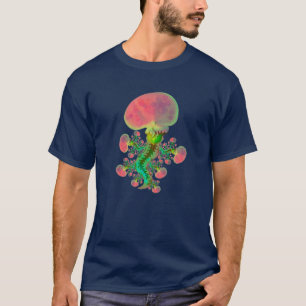 Camiseta Pulmón volador extraño con columna vertebral
