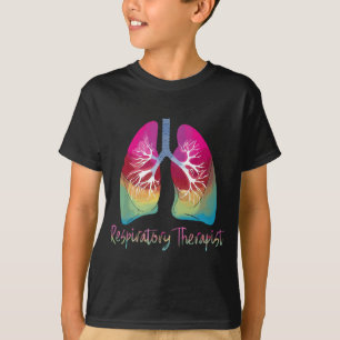 Camiseta Pulmones colorantes del terapismo respiratorio