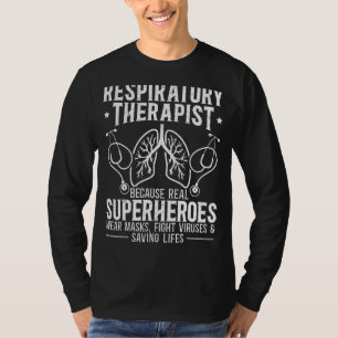 Camiseta Pulmones Terapéuticos Respiratorios Estetioscopio