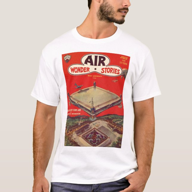 Camiseta _Pulp de las historias de maravilla del aire v01 (Anverso)