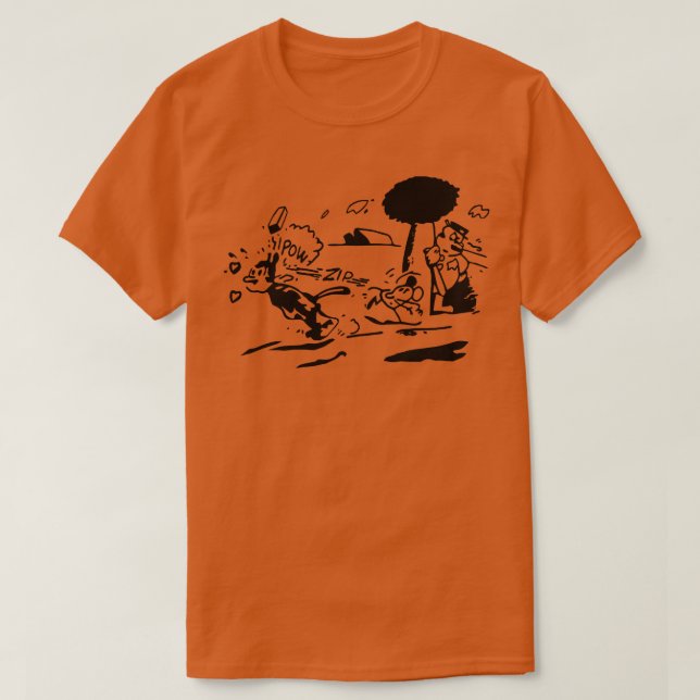 Camiseta Pulpa Ficción Jules Krazy Kat Pillow (Diseño del anverso)
