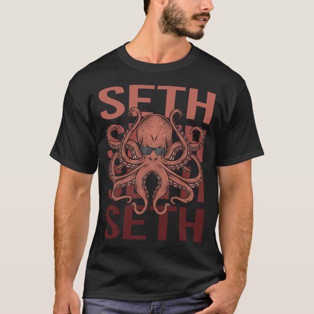 Camiseta Pulpito Divertido - Seth Nombre (Anverso)
