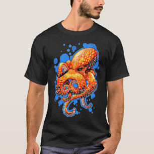 Camiseta Pulpo anaranjado