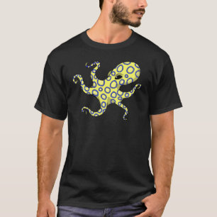 Camiseta Pulpo anillado azul