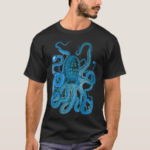 Camiseta Pulpo Azul