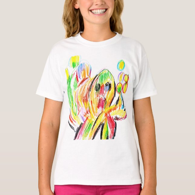 Camiseta Pulpo colorido  (Anverso)