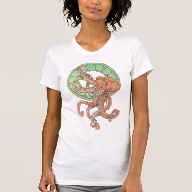 Camiseta Pulpo con trompeta (Anverso)