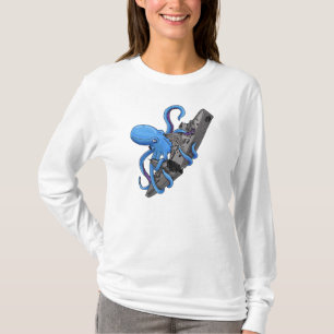 Camiseta Pulpo CONTRA buque de petróleo
