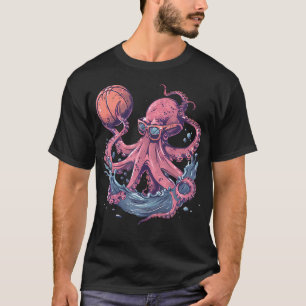 Camiseta Pulpo de Baloncesto Aro de Baloncesto Amor por el 