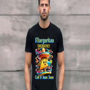 Camiseta Pulpo de emergencia Margarita con sombrero