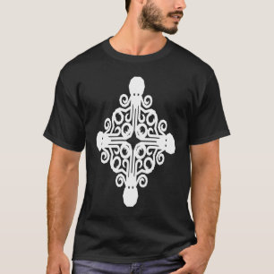 Camiseta Pulpo de geometría criatura marina y acuario de ag