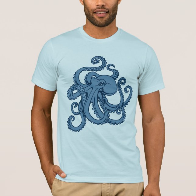 Camiseta Pulpo del mar profundo (Anverso)