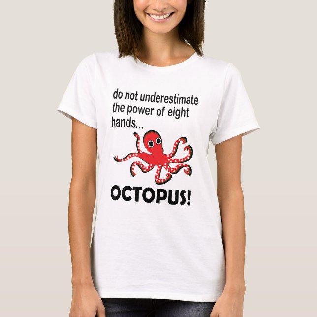 Camiseta Pulpo Divertido  (Anverso)