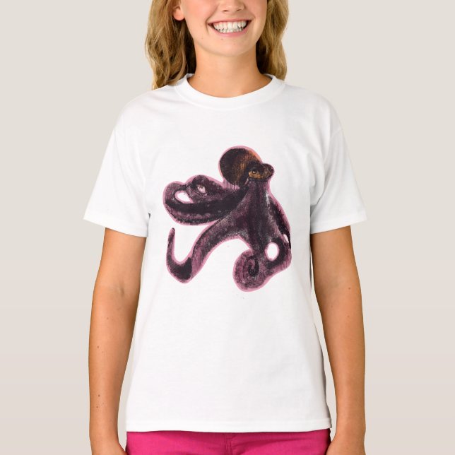 Camiseta Pulpo en Oso (Anverso)