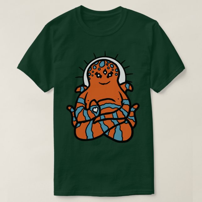 Camiseta Pulpo espiritual (Diseño del anverso)