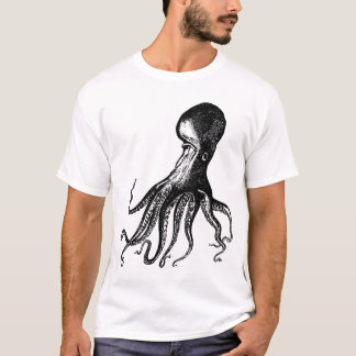Camiseta Pulpo Kraken del Victorian para los piratas de