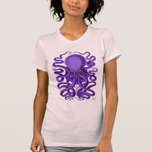 Camiseta Pulpo morado