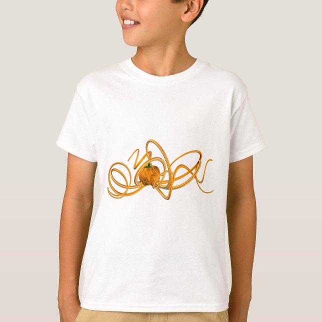 Camiseta Pulpo Naranja (Anverso)