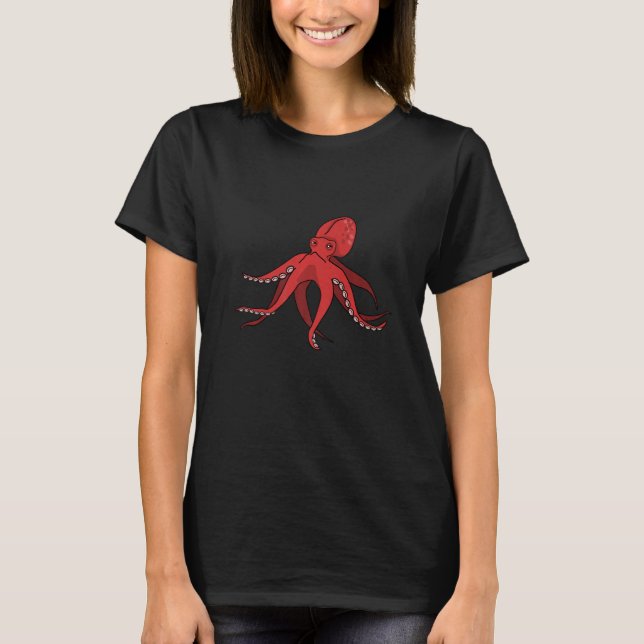 Camiseta Pulpo Oceánico 1 (Anverso)