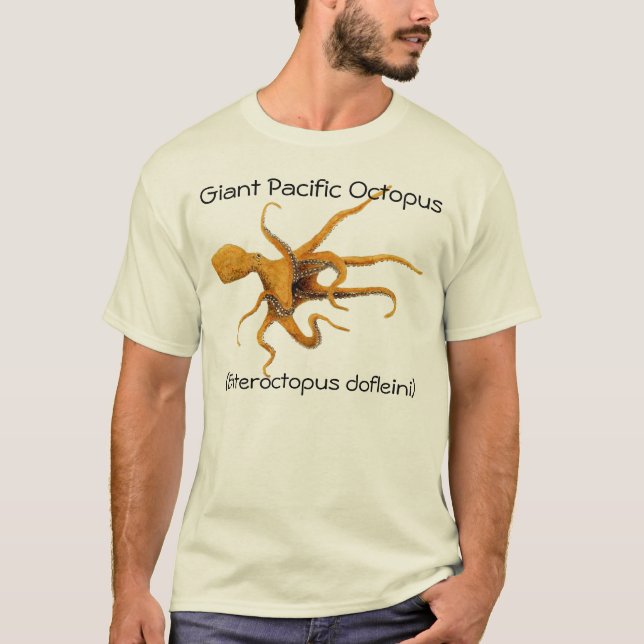 Camiseta Pulpo pacífico gigante (Anverso)