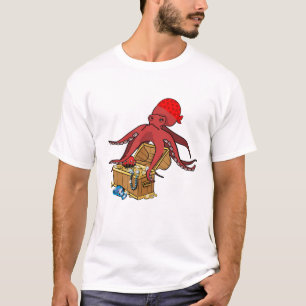 Camiseta Pulpo Pirata louphoque