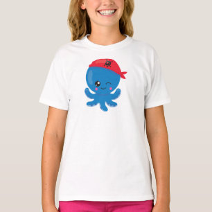 Camiseta Pulpo pirata, pulpo puro, pequeño pulpo