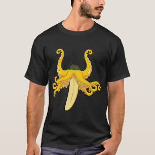 Camiseta pulpo plátano criatura fruta