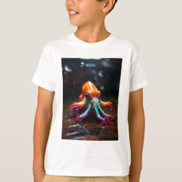 Camiseta pulpo resplendante
