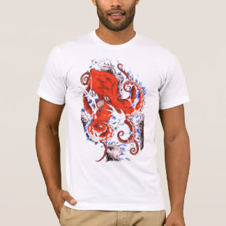 Camiseta pulpo rojo