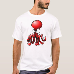 Camiseta Pulpo rojo