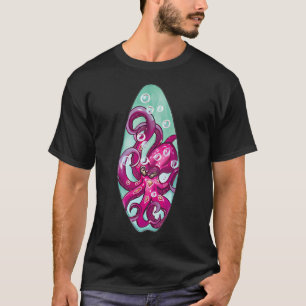 Camiseta Pulpo rosa (patrones de pequeño tamaño) Edición de