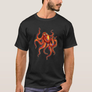 Camiseta Pulpo Sumergirse Nadar Hasta El Traje De Kraken Su