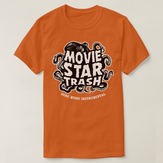 Camiseta pulpo Trash (Diseño del anverso)