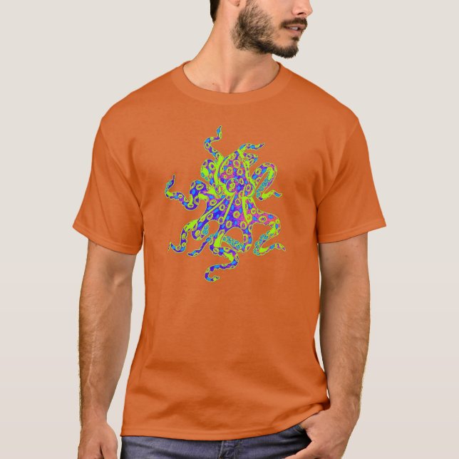Camiseta Pulpo Trippy (Anverso)