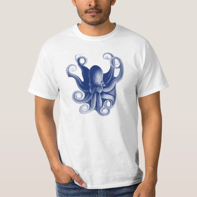 Camiseta pulpo vintage (Anverso)