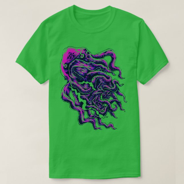 Camiseta Pulpo violento (Diseño del anverso)