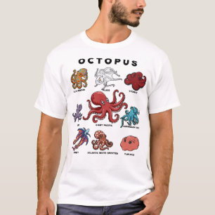 Camiseta Pulpos Kawaii del Mundo