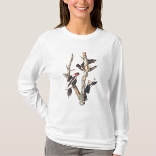 Camiseta pulsación de corriente Marfil-cargada en cuenta,