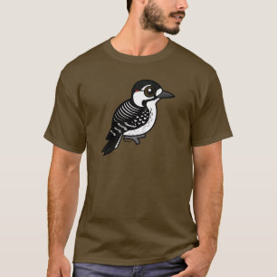 Camiseta Pulsación de corriente Roja-cockaded de Birdorable