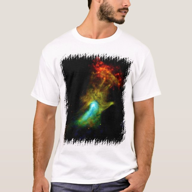 Camiseta Pulsar B1509 - Mano de Dios X-Ray Nebula NASA Foto (Anverso)