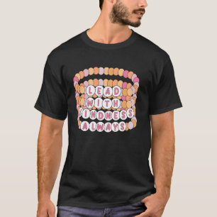 Camiseta Pulsera de amistad y amabilidad para estudiantes y