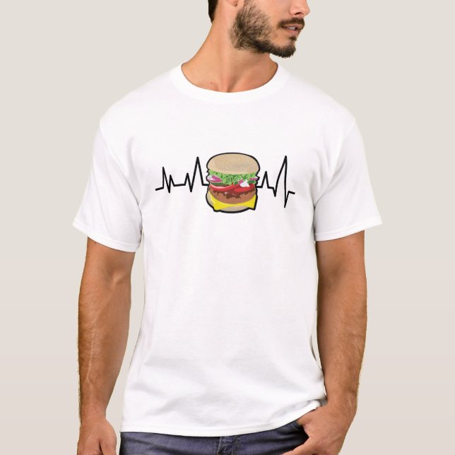Camiseta Pulso de latido - Burger (Anverso)