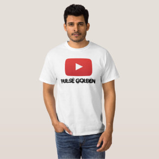 Camiseta pulso del youtuber de oro