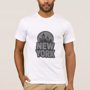 Camiseta Pulso urbano: luces de Nueva York
