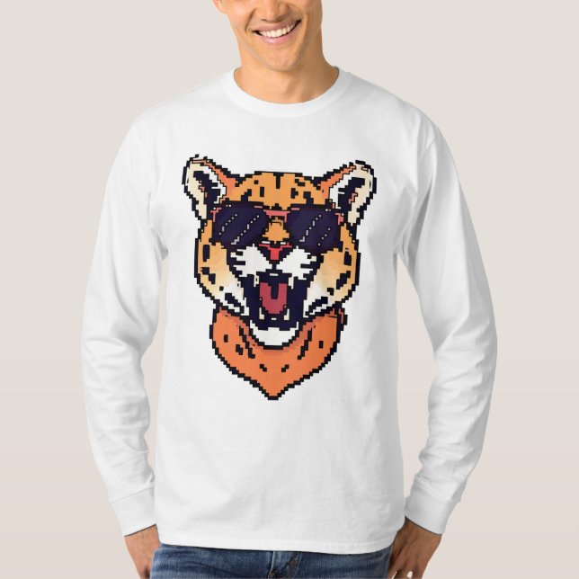 Camiseta Puma de píxeles (Anverso)