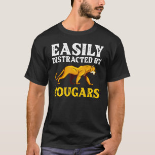 Camiseta Puma León De Montaña Animal Cabeza De Gato Gato Mo